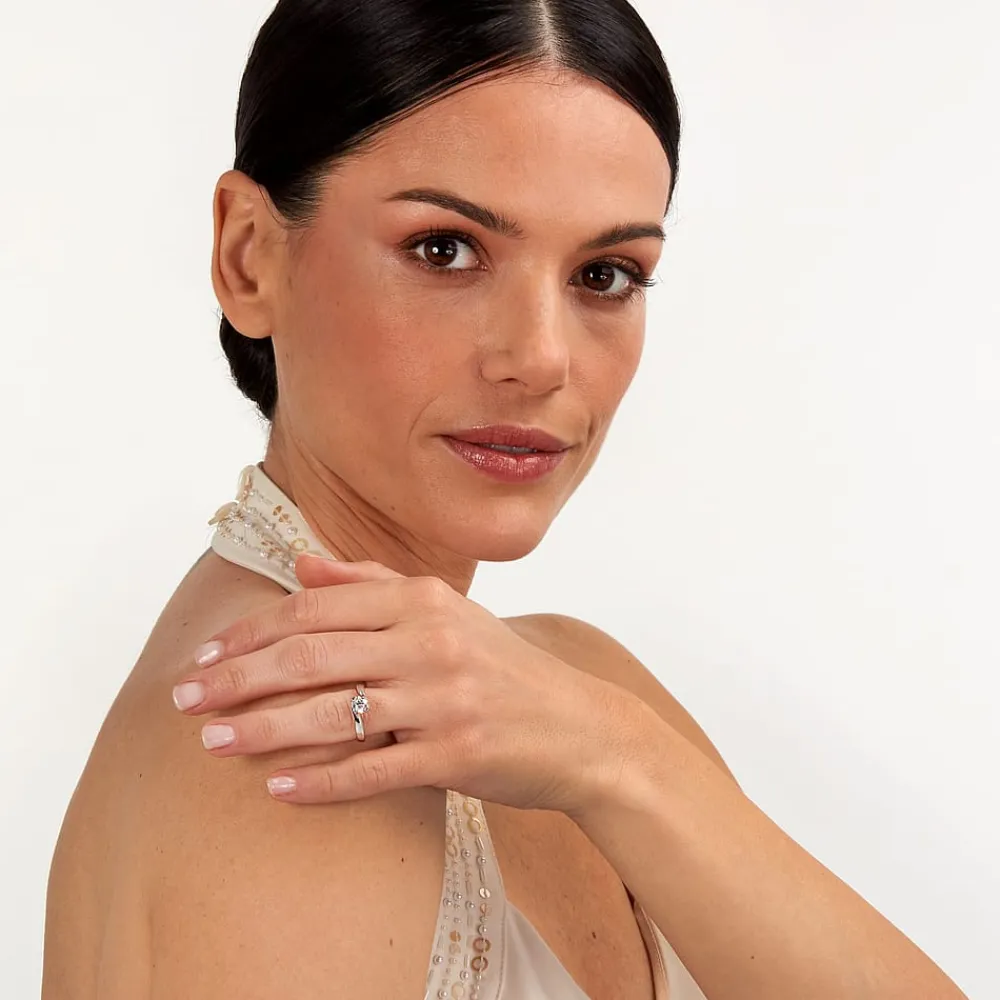Gioielli Donna|Anello Solitario<Bluespirit Anello Promessa d'amore - P.203103000512I