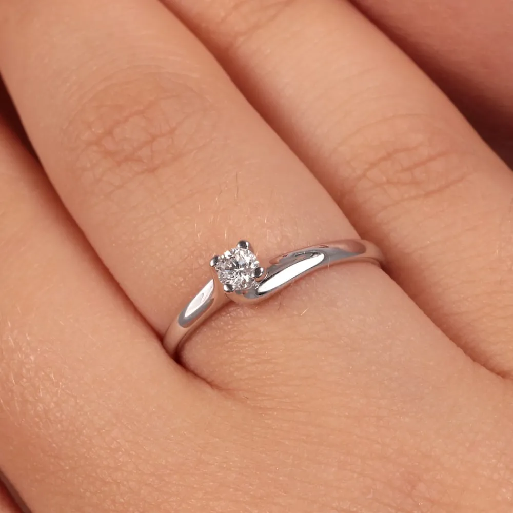 Gioielli Donna|Anello Solitario<Bluespirit Anello Promessa d'amore - P.20C903002910