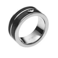 Anelli In Acciaio|Anelli Uomo<Emporio Armani ANELLO SIGNATURE - EGS20320409