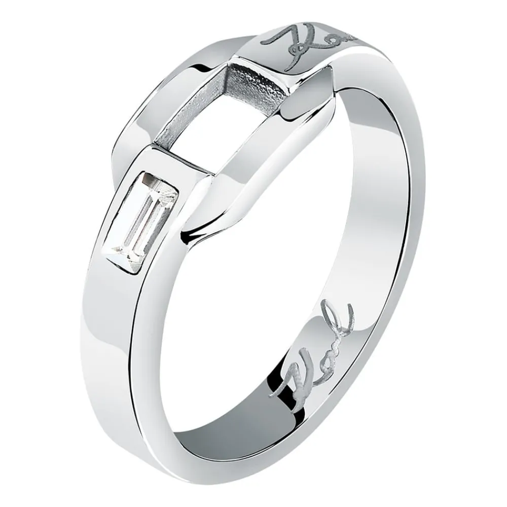 Anelli|Gioielli In Acciaio<Karl Lagerfeld ANELLO CRYSTALS - KLAYC54012