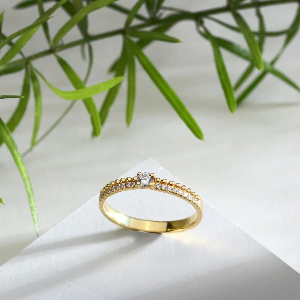 Anello Veretta|Anelli<Live Diamond ANELLO CONTEMPORARY DIAMOND - LDY019114010