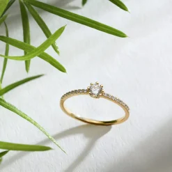 Scopri Tutti Gli Anelli Di Fidanzamento|Anello Solitario<Live Diamond ANELLO CONTEMPORARY DIAMOND - LDY029122010