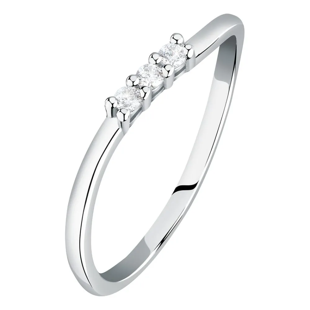 Anello Trilogy|Anelli<Live Diamond ANELLO CONTEMPORARY DIAMOND - LDW006100010