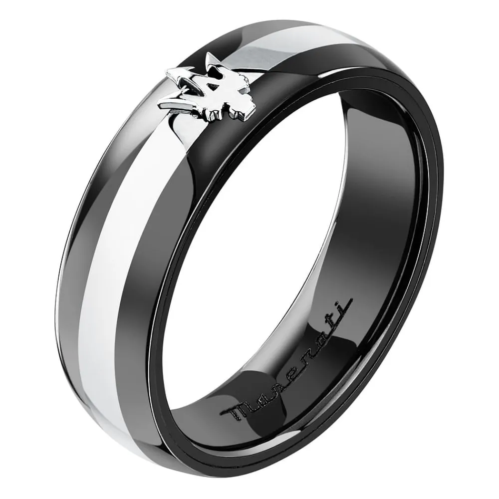 Anelli In Acciaio|Anelli Uomo<Maserati ANELLO CERAMIC - JM225ATZ61019