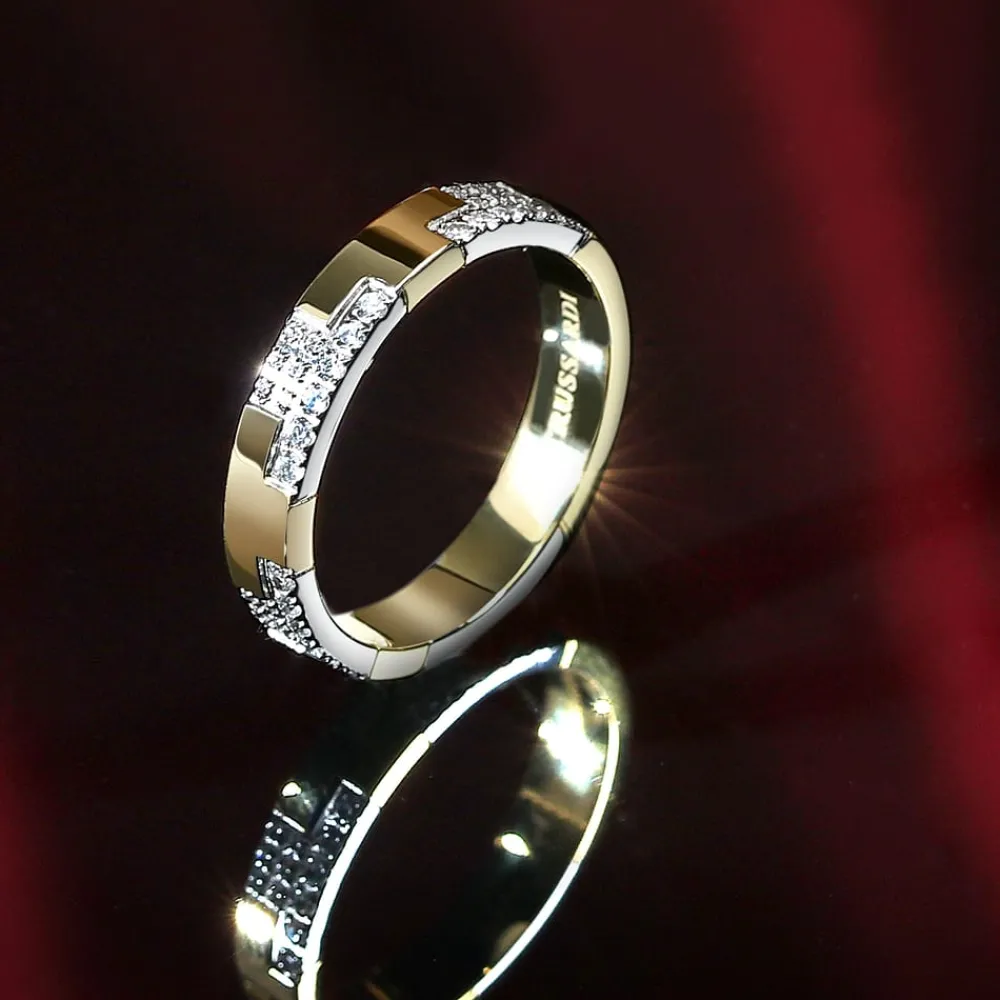 Gioielli In Acciaio|Anelli In Acciaio<Trussardi ANELLO T-LOGO - TJAXC39012