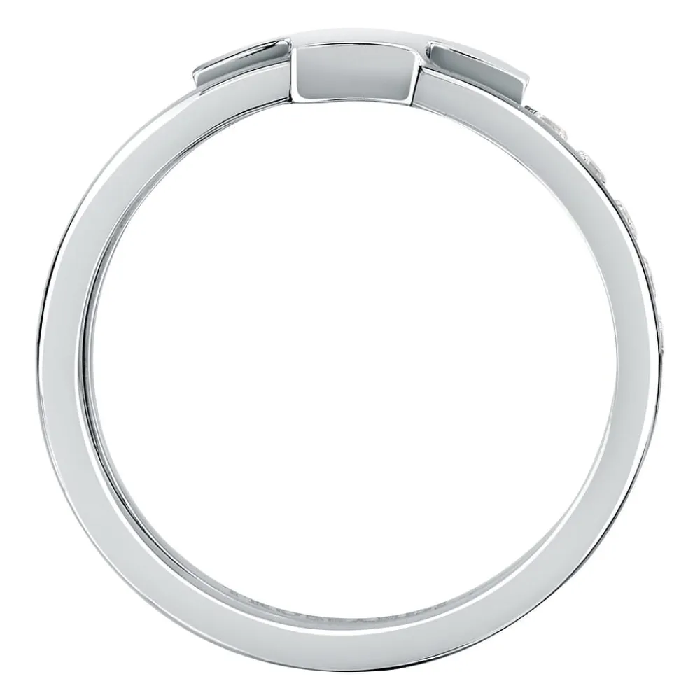 Anelli In Acciaio|Gioielli Donna<Trussardi ANELLO T-LOGO - TJAXC42012