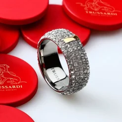 Anelli In Acciaio|Anelli<Trussardi ANELLO T-ROUND - TJAYF17012