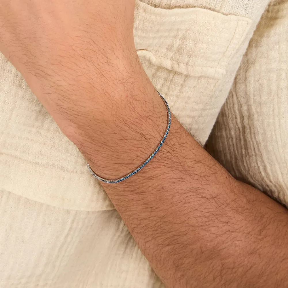 Bracciali|Gioielli Uomo<Bluespirit BRACCIALE B-TENNIS - P.25E705002800