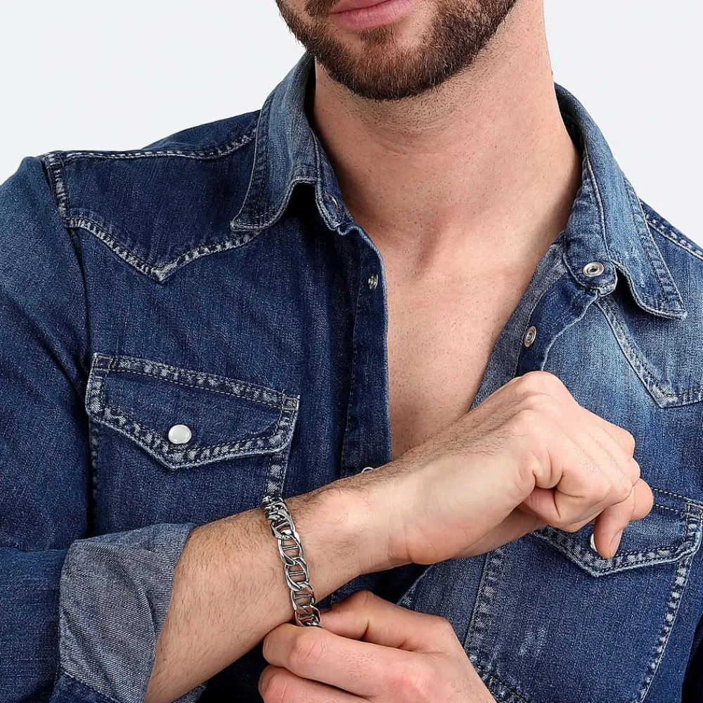 Gioielli Uomo|Bracciali In Acciaio<Bluespirit BRACCIALE CREW - P.31Q905002600