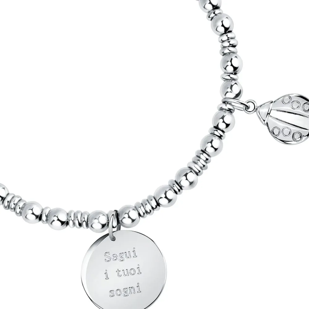 Gioielli Donna|Bracciali In Acciaio<Bluespirit BRACCIALE GOOD VIBES - P.31R505003000