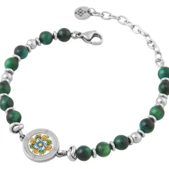 Bracciali|Gioielli In Acciaio<Camurrìa BRACCIALE CAMURRÌA A PIGNULATA - CJ.BR25S.3PV