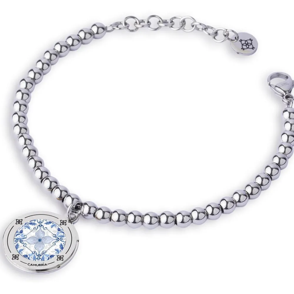 Bracciali|Gioielli In Acciaio<Camurrìa BRACCIALE CAMURRÌA CONCA - CJ.BR35S.3