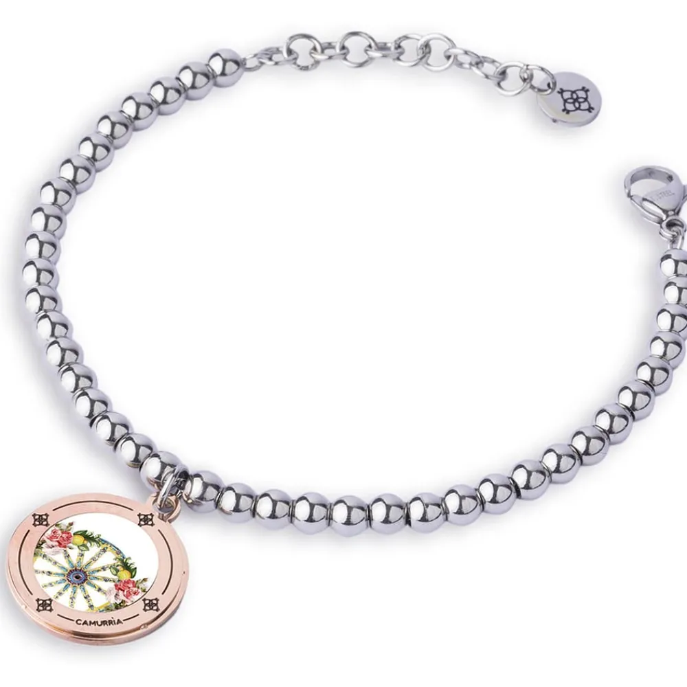 Bracciali|Gioielli In Acciaio<Camurrìa BRACCIALE CAMURRÌA CONCA - CJ.BR22S.3