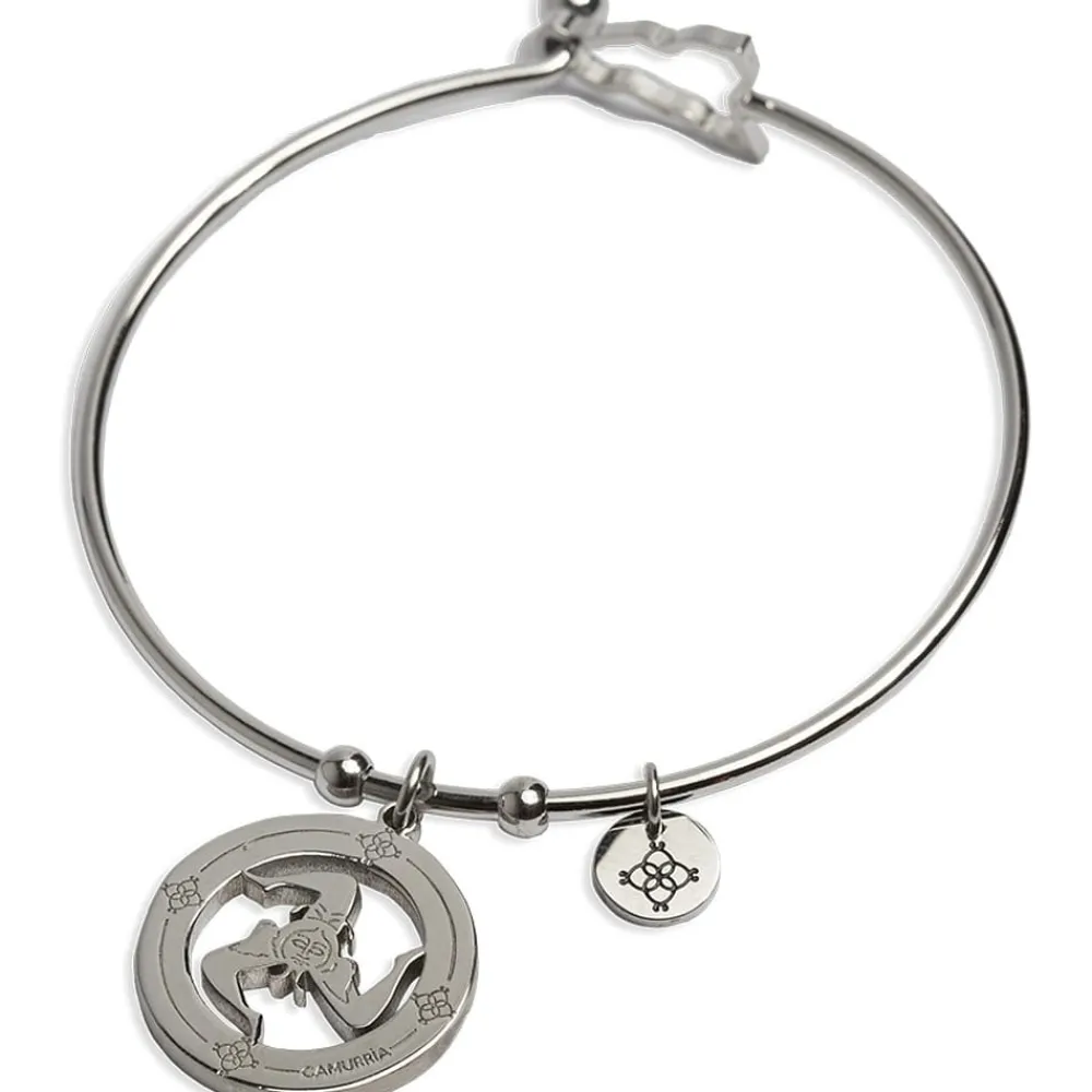 Bracciali|Gioielli In Acciaio<Camurrìa BRACCIALE CAMURRÌA FERRU FILATU - CJ.BR02T.2B
