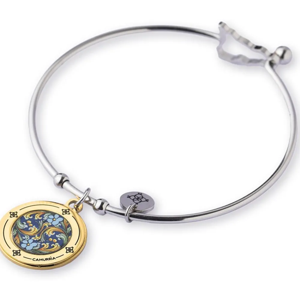 Gioielli In Acciaio|Bracciali<Camurrìa BRACCIALE CAMURRÌA FERRU FILATU - CJ.BR06S.2