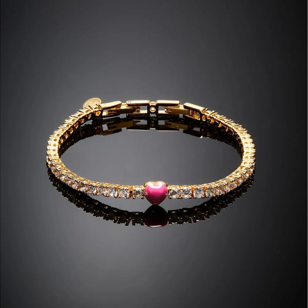 Gioielli Donna<Chiara Ferragni Brand Bracciale Cuoricino Neon - J19AWD08