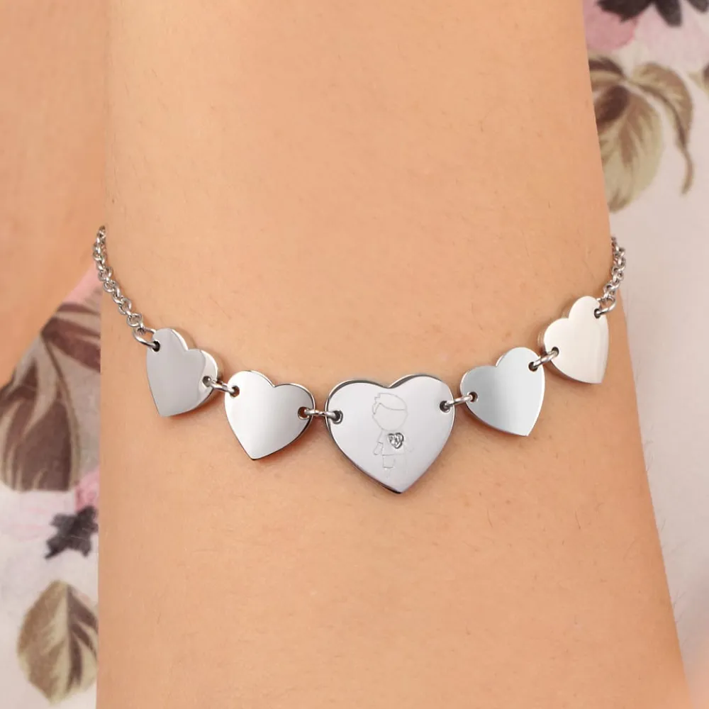 Bracciali|Gioielli In Acciaio<Dolcicoccole BRACCIALE - DOC.31Q405002800