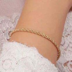 Gioielli In Oro|Gioielli Donna<Bluespirit Bracciale in Oro - Corda