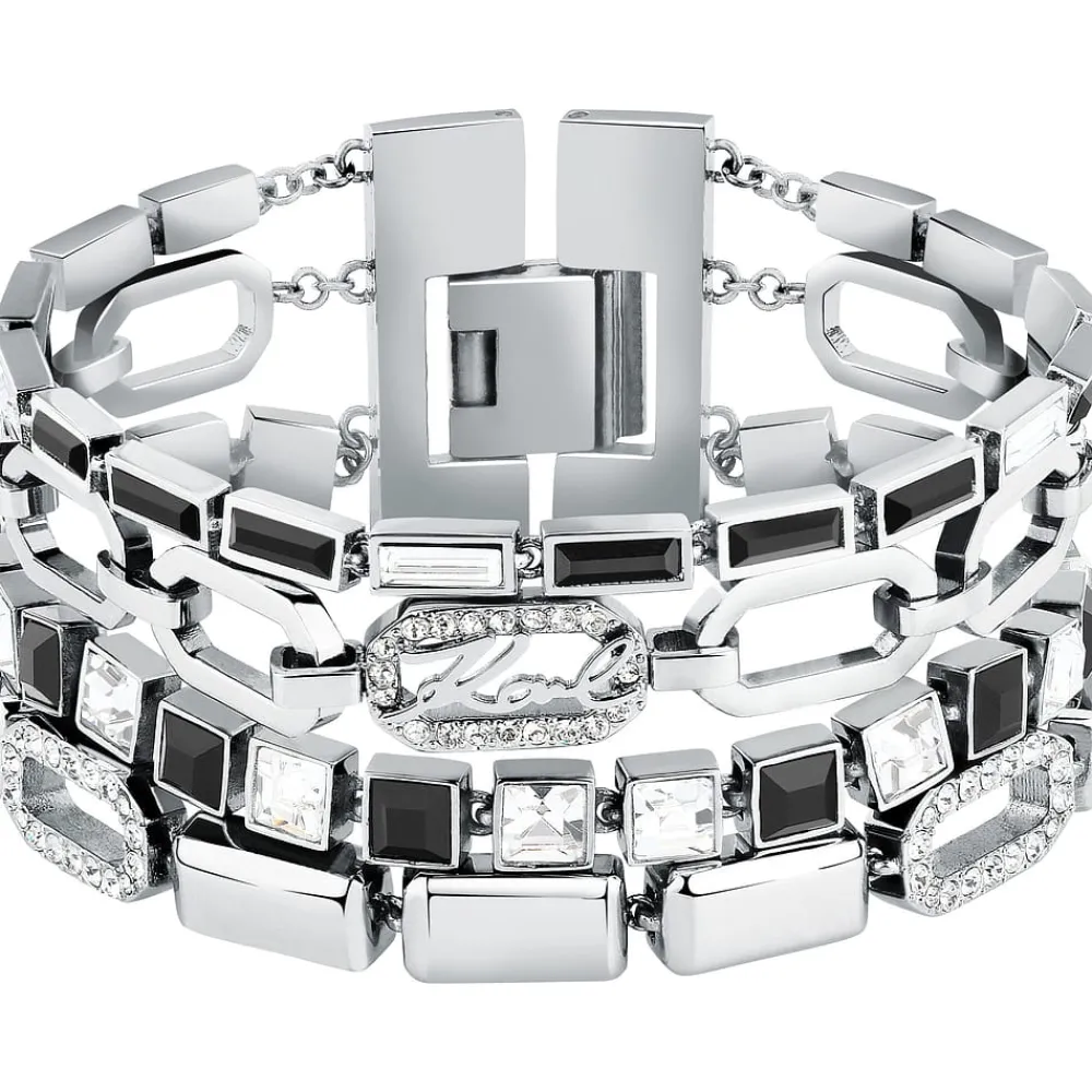 Bracciali|Gioielli In Acciaio<Karl Lagerfeld BRACCIALE CRYSTALS - KLAYC16