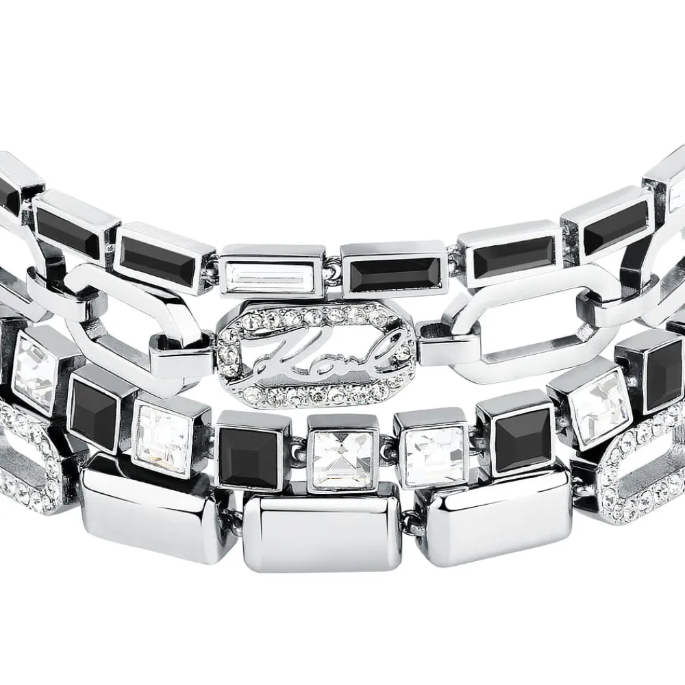 Bracciali|Gioielli In Acciaio<Karl Lagerfeld BRACCIALE CRYSTALS - KLAYC16