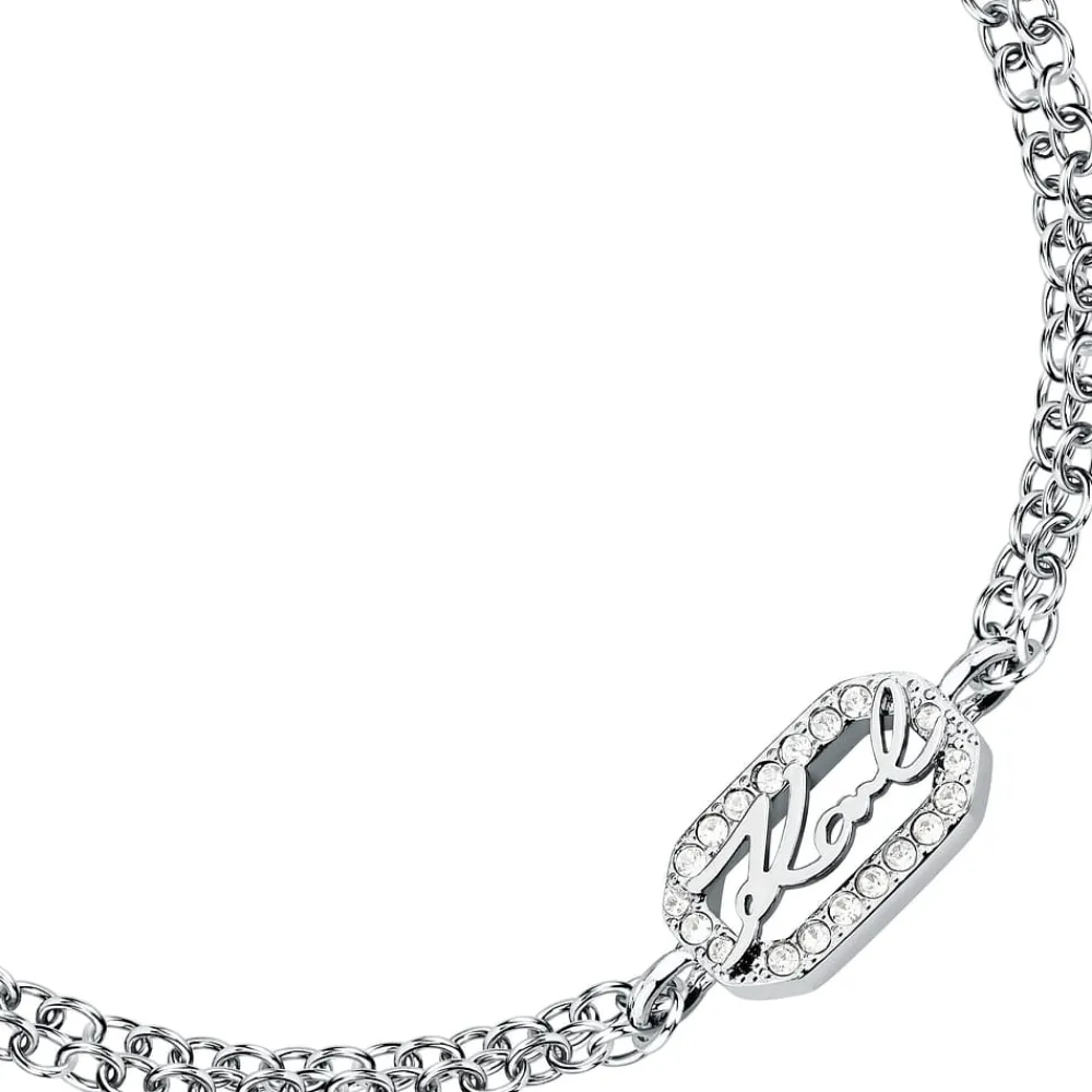 Bracciali|Gioielli In Acciaio<Karl Lagerfeld BRACCIALE CRYSTALS - KLAYC33