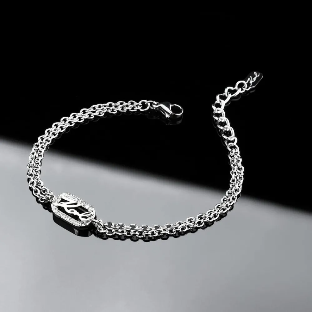 Bracciali|Gioielli In Acciaio<Karl Lagerfeld BRACCIALE CRYSTALS - KLAYC33