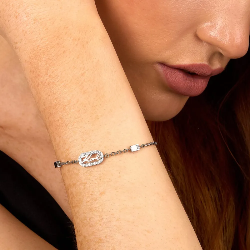Bracciali|Gioielli In Acciaio<Karl Lagerfeld BRACCIALE CRYSTALS - KLAYC34