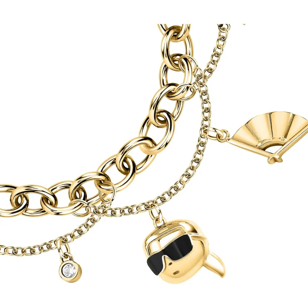 Bracciali|Gioielli In Acciaio<Karl Lagerfeld BRACCIALE CHARMS - KLAYD11