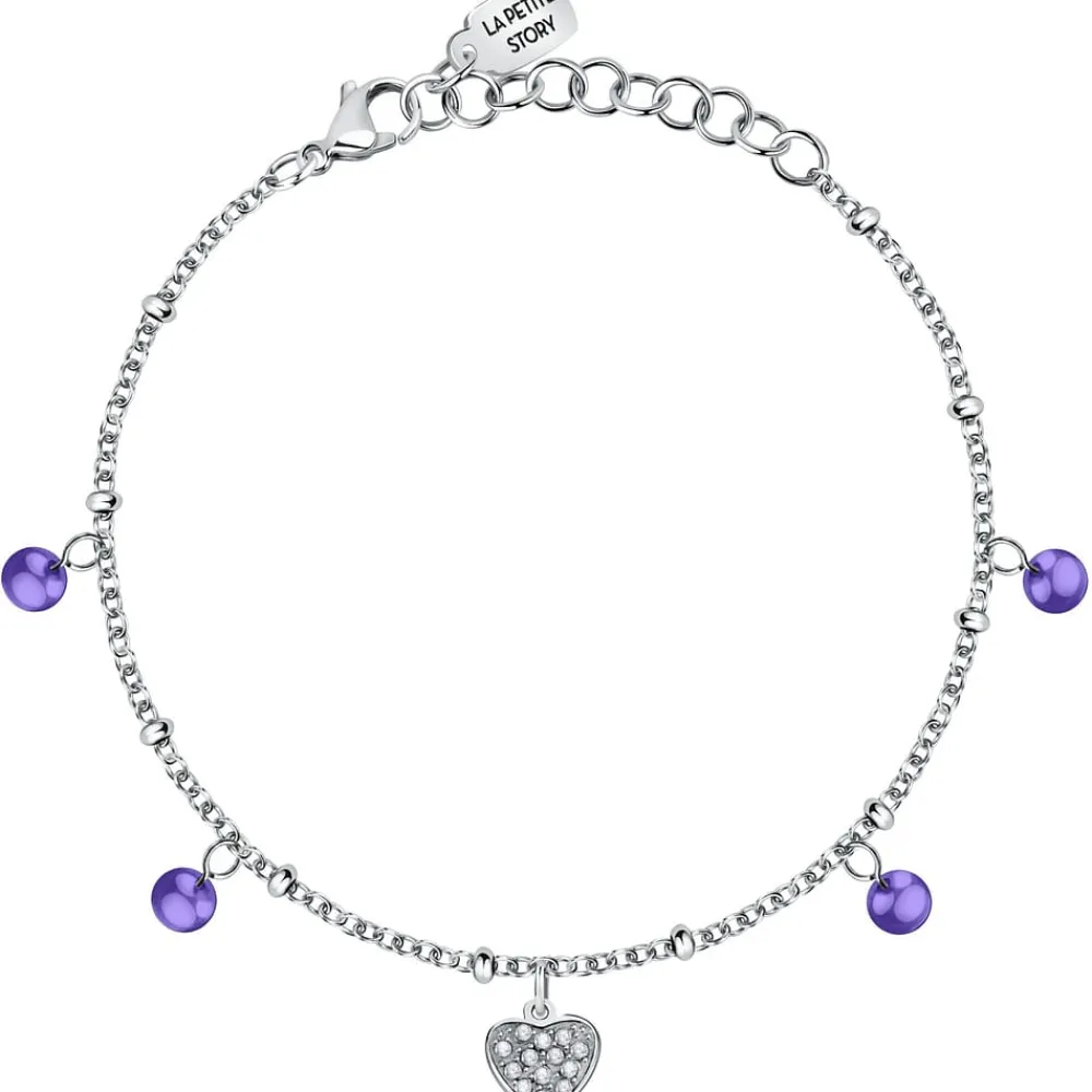 Bracciali In Acciaio|Bracciali Donna<La Petite Story BRACCIALE LOVE - LPS05ASD42