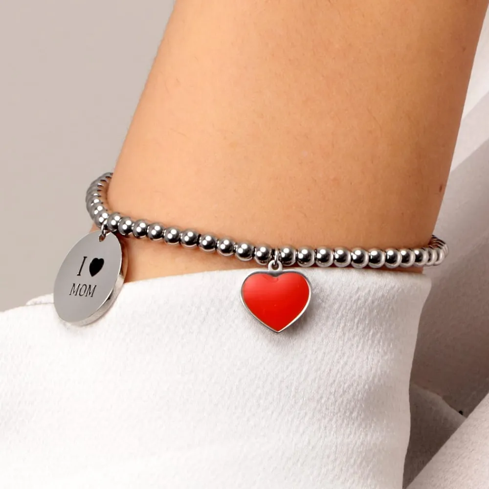 Bracciali In Acciaio|Bracciali Donna<La Petite Story BRACCIALE FAMILY - LPS05ASF08