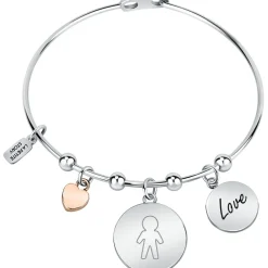 Bracciali In Acciaio<La Petite Story BRACCIALE FAMILY - LPS05ASF27