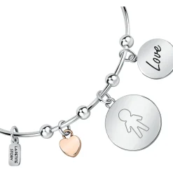 Bracciali In Acciaio<La Petite Story BRACCIALE FAMILY - LPS05ASF27