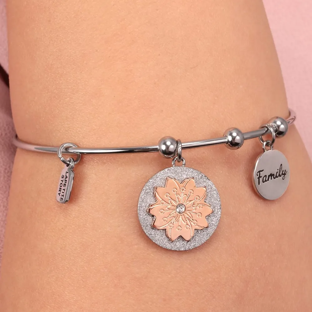 Bracciali In Acciaio|Gioielli Donna<La Petite Story BRACCIALE FAMILY - LPS05ASF24