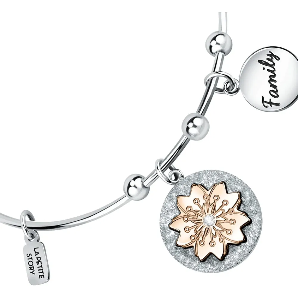 Bracciali In Acciaio|Gioielli Donna<La Petite Story BRACCIALE FAMILY - LPS05ASF24