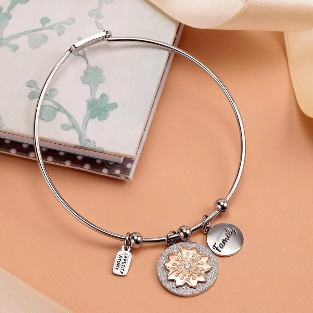 Bracciali In Acciaio|Gioielli Donna<La Petite Story BRACCIALE FAMILY - LPS05ASF24
