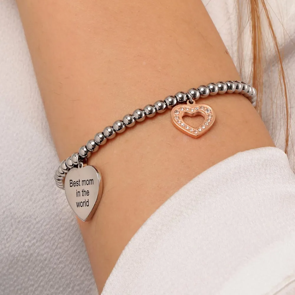 Bracciali In Acciaio|Bracciali Donna<La Petite Story BRACCIALE FAMILY - LPS05ASF09