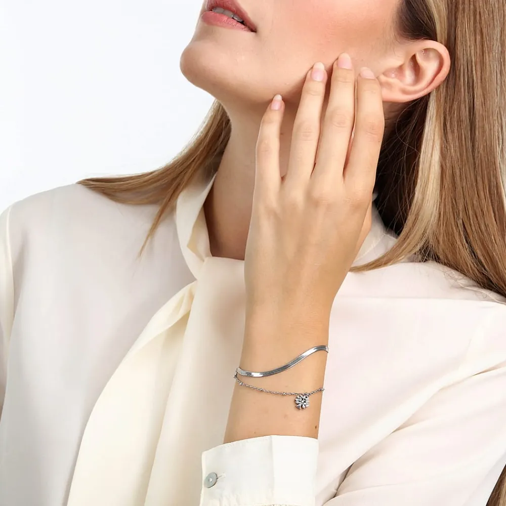 Bracciali In Acciaio|Bracciali Donna<La Petite Story BRACCIALE FAMILY - LPS05ASF64