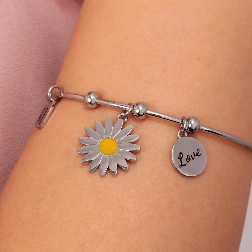 Bracciali In Acciaio|Gioielli Donna<La Petite Story BRACCIALE LOVE - LPS05ASD20