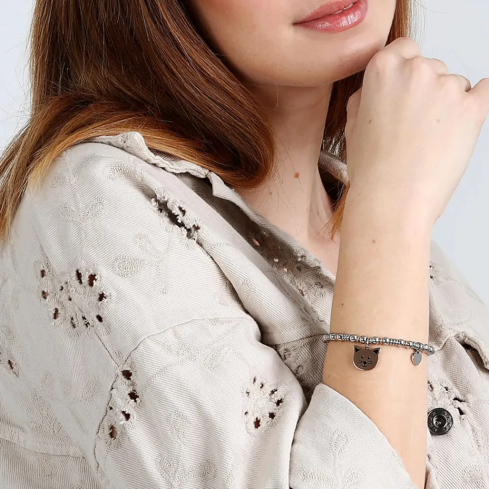 Bracciali|Gioielli In Acciaio<La Petite Story BRACCIALE FAMILY - LPS05ASF69