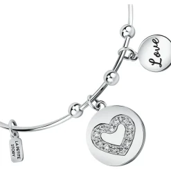 Bracciali In Acciaio|Bracciali Donna<La Petite Story BRACCIALE LOVE - LPS05ASD50
