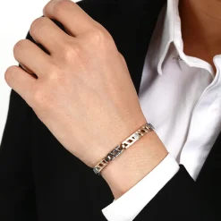 Gioielli In Acciaio|Gioielli Uomo<Maserati BRACCIALE ICONIC - JM124AVD37