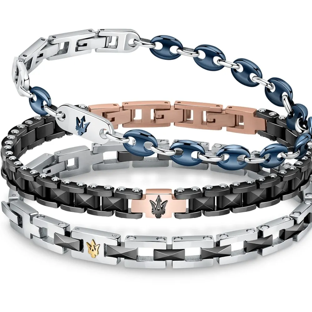 Bracciali|Gioielli In Acciaio<Maserati BRACCIALE JEWELS - JM422ATZ13