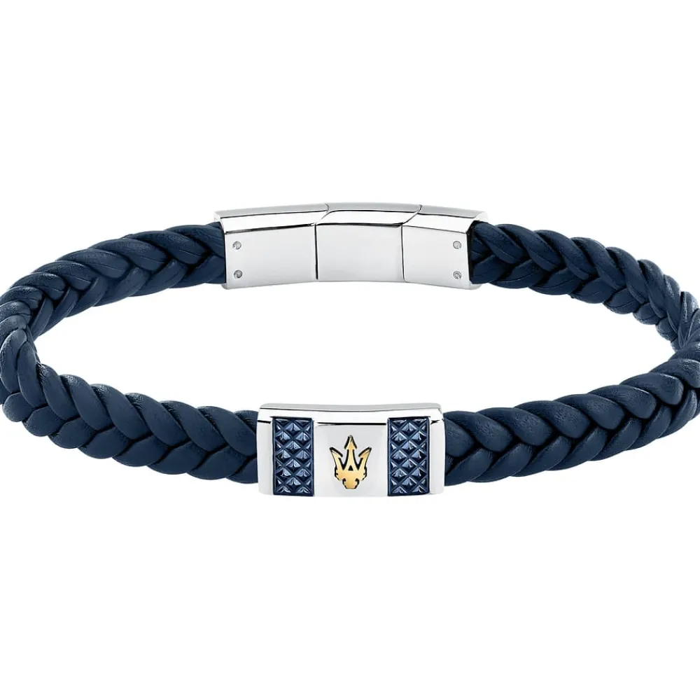 Bracciali|Gioielli In Acciaio<Maserati BRACCIALE RECYCLED LEATHER - JM4249IK03