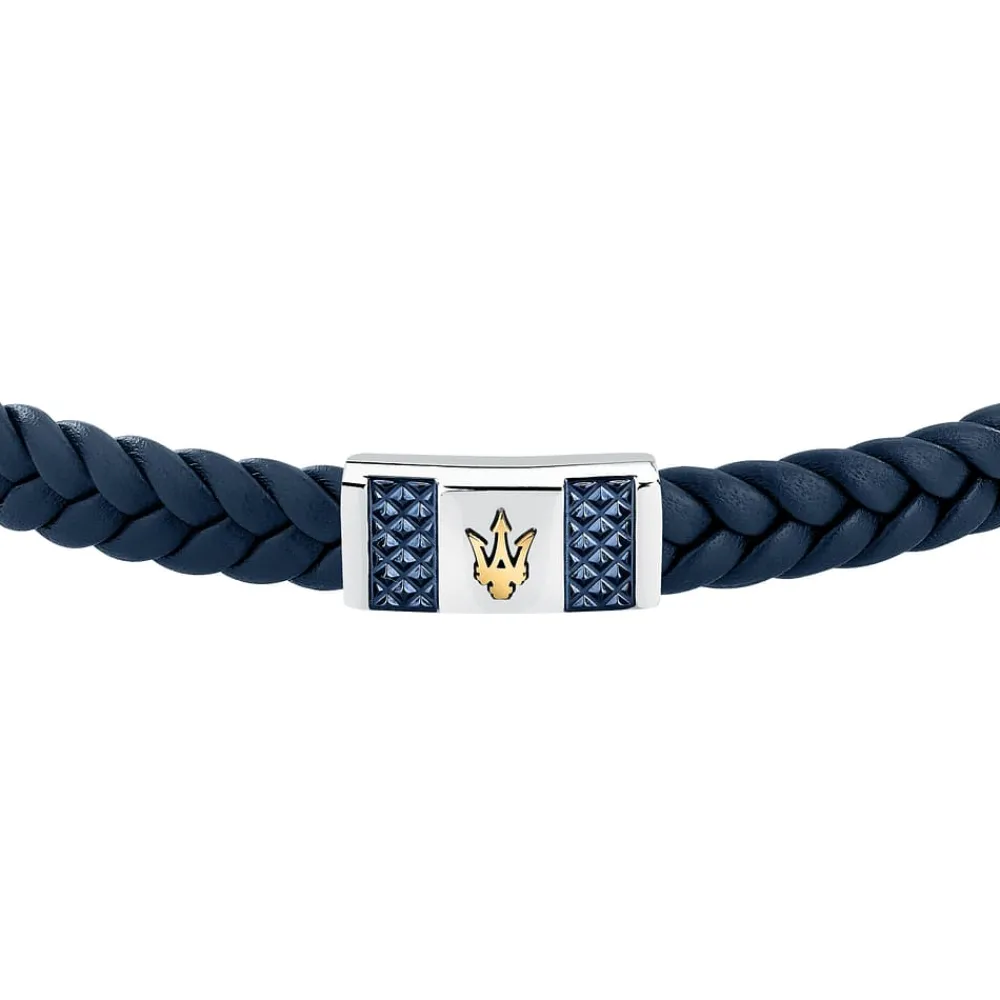 Bracciali|Gioielli In Acciaio<Maserati BRACCIALE RECYCLED LEATHER - JM4249IK03