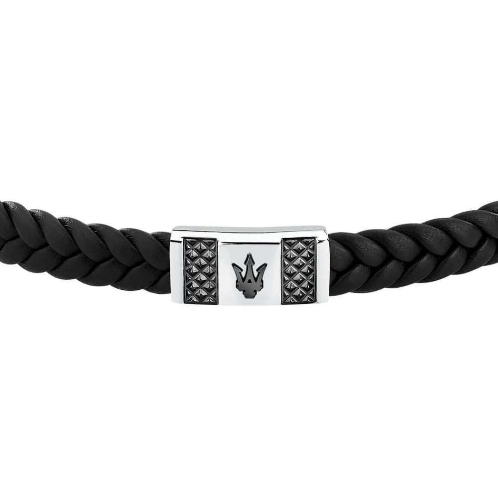 Bracciali|Gioielli In Acciaio<Maserati BRACCIALE RECYCLED LEATHER - JM424AVE25