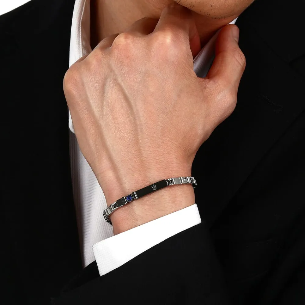 Bracciali|Gioielli In Acciaio<Maserati BRACCIALE SAPPHIRE - JM224AXO03