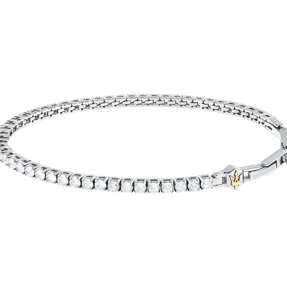 Bracciali|Gioielli In Acciaio<Maserati BRACCIALE TENNIS - JM425AVC12
