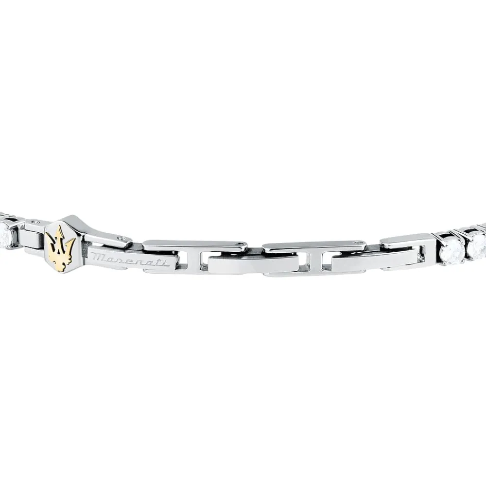 Bracciali|Gioielli In Acciaio<Maserati BRACCIALE TENNIS - JM425AVC12