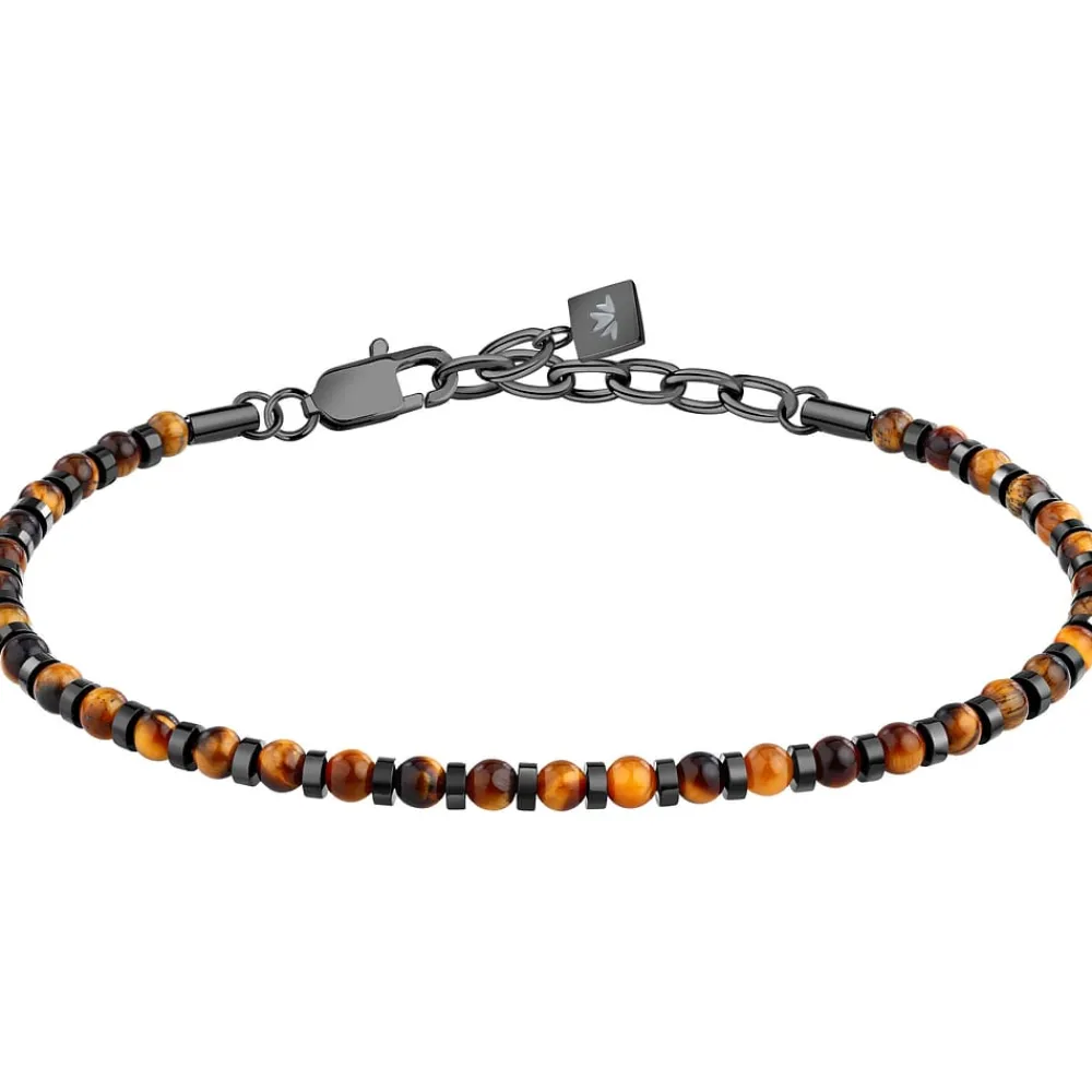 Gioielli In Acciaio|Gioielli Uomo<Morellato BRACCIALE PIETRE - S1731