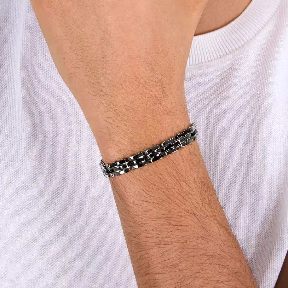 Bracciali|Gioielli In Acciaio<Sector BRACCIALE CERAMIC - SAFR51